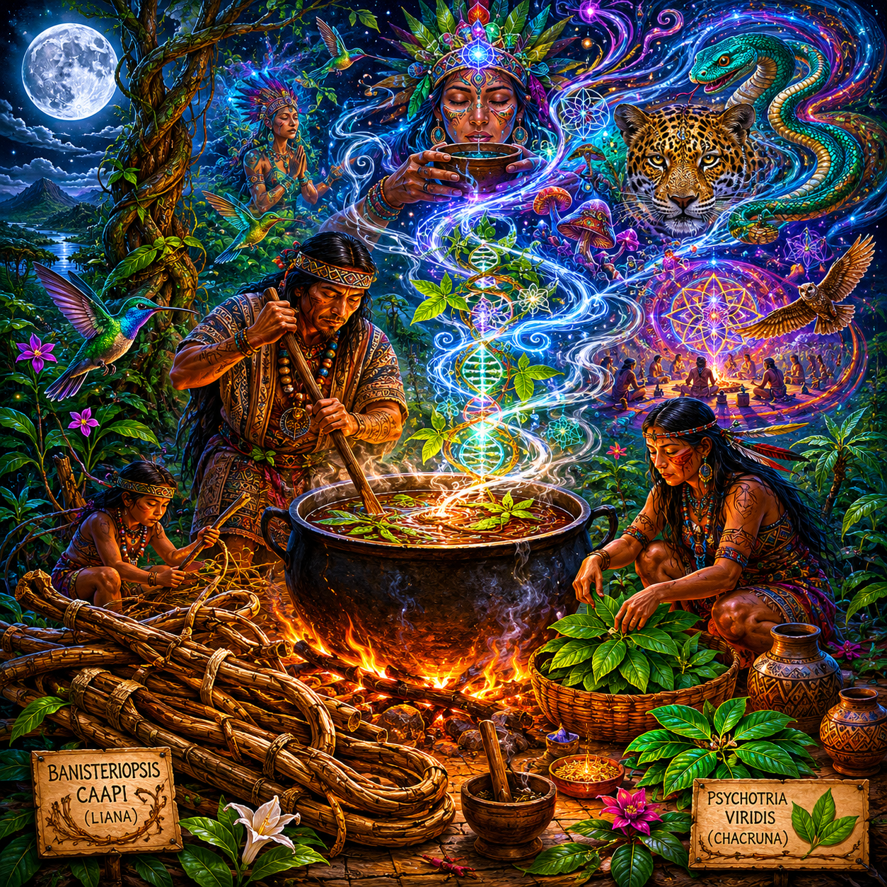 RECETA DE AYAHUASCA