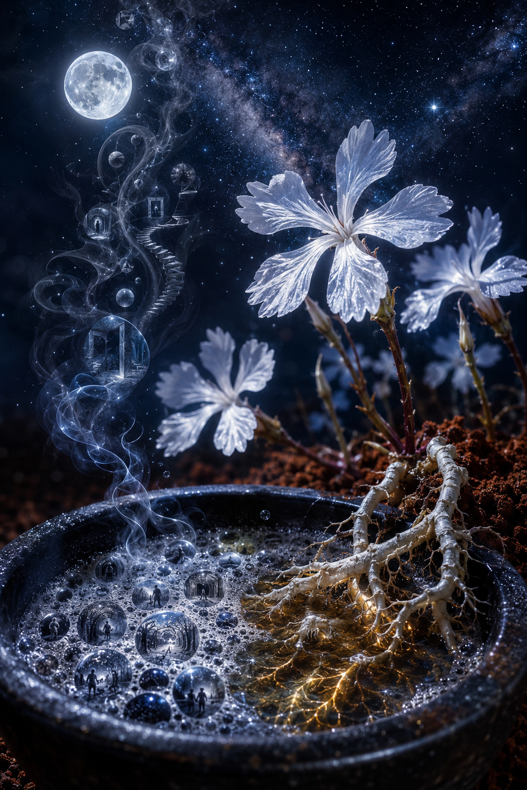 SILENE CAPENSIS LA RAIZ DE LOS SUEÑOS LUCIDOS